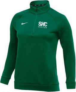 Nike Women's Therma 1/4 Zip, Green